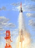 プラッツ 1/72 マーキュリー・アトラス ロケット プラモデル HM2002