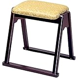 仏壇屋 滝田商店 本堂用椅子 YR-420 (座高42cm×巾43cm)◆寺院本堂の法事・法要、和室の催事、足腰や膝の悪い方に最適【滝田商店発行 証明書付】