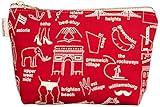 MAPTOTE ジップポーチ New York City Red
