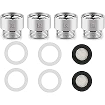 Amazon | シャワーヘッド取り付け用アダプターセット 4個セット