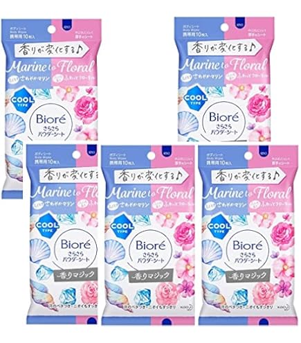 Amazon | さらさらパウダーシート まとめ買い ミント to ベリーの香り