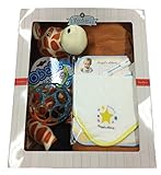 パパジーノ ズービーペッツ きりん 出産 お祝い セット ビブ スター オーボール オレンジ (AM_ZPG111-11)