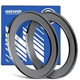 NEEWER ステップアップリング 58-77mm 2点セット 超薄型 アルミ合金製 アダプターリング フィルター径変換アダプター 1枚クリーニングクロス付属