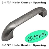 Cosmas 540 – 3.5 WN風化ニッケルキャビネットハードウェアハンドルプル – 3 – 1 / 2インチ( 89 mm )穴中心 – 20パック