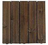 ジョイント式　ウッドパネル　9枚組　ダークブラウン　OLWP900-9P-DBR(SST)