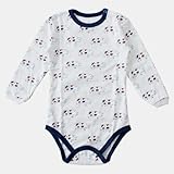 Mademoiselle papillon ロンパース 長袖 肌着 マーブルPIG 【ネイビー:80】