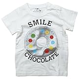 《春夏対応》 CHEEK ROOM(チイクルーム)  製品洗い加工済み42/2天竺チョコレート半袖Tシャツ 90cm /OW NO.B-470101