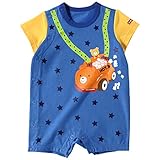 ミキハウス ホットビスケッツ(MIKIHOUSE HOT BISCUITS) ポップコーンホルダー・ショートオール (70cm・80cm) 70cm 青 (男の子用)