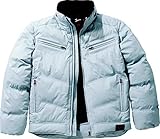 自重堂 JAWIN 防寒ジャンパー(フード付) 58400 シルバー LLサイズ