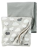 カーターズ Carter's おくるみ ブランケット 2枚組 2-Pack Babysoft Swaddle Blankets フリーサイズ [並行輸入品]