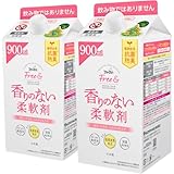 【まとめ買い】 フリー& (フリーアンド) 香りのない柔軟剤 無香料 つめかえ用 900ml (2個セット)