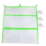 ilovebaby Bath Toys Organizer - Strong, Quick to Dry - Waterproof- Storage Bag With 3 Suction Cups, 