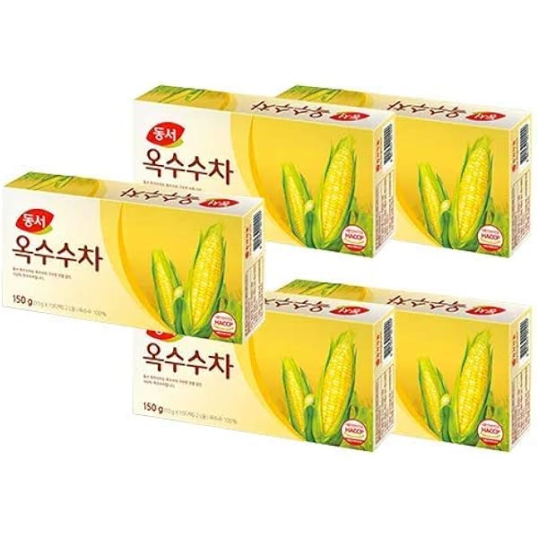 韓国お土産 コーン茶５箱セット 韓国おみやげ 世界のおみやげ屋さん コーン茶 通販 Amazon