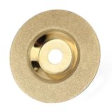 Sndy 100 mm x 16 mm ダイヤモンド研削ホイールディスクハード合金ゴールデン研磨ディスク