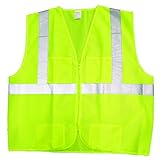 Jackson Safety ANSI Class 2 Standard Style Polyester Safety Vest with Silver Reflective by Jackson S