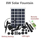 水中ポンプ ソーラーウォーターポンプ 庭噴水池 ソーラーパネルで省エネ　池でも使えるソーラー池ポンプ