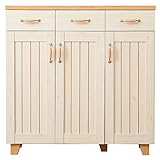 ワイエムワールド フレンチカントリー収納　カリーナ　シューズボックス 幅90cm 00-126