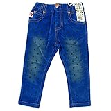 CHILD CHAMP(チャイルド チャンプ) ストレッチコール水玉Ptスキニーパンツ 120cm /ブルー NO.C-86143305