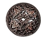 Carpe Diem Hardware 137-22 Juliane Grace Escutcheon, Oil Rub Bronze [並行輸入品]
