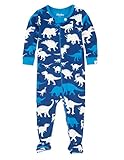 Hatley ハットレイ 男の子 恐竜シルエット 足つきカバーオール・パジャマ 60cm ~ 70cm 、3-6M(58-69cm) マルチカラー 綿100% DR5DINO331