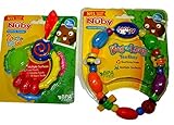 Nuby Bug-a-Loop and Wacky Teething Ring Bundle [並行輸入品]
