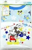 Disney ミッキーマウス 2P肌着 丸首半袖シャツ 2枚組 ベビーインナー (95cm)