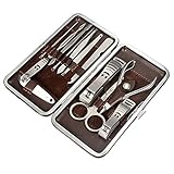 高品質フル機能ネイルクリッパーネイルケアパーソナルマニキュア＆ペディキュアセット、トラベル＆グルーミングキット-12個