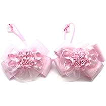 Amazon.co.jp: [スウィートキス] フラワー リボン ヘアゴム