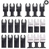 ZFE ブレード カットソー・マルチツール用 21点セット お得な使用頻度の高い替刃セットスクレーパー 互換 替刃 先端工具 　 メタル