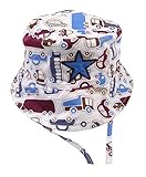 (ピーキー)Peigee キッズ 帽子 子供 サンバイザー ベビー用ハット 星柄 かわいい つば広 赤ちゃんキャップ 紫外線 UVカット フィッシャーマンハット女の子 男の子 可愛い