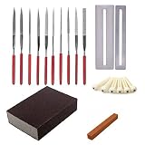 Guitar Repair Kit STARVAST Guitar Bass Care Set - Including Frets Nut File Tool/Ukulele Bass Grindin