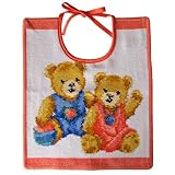 フェイラー スタイ よだれかけ ビブ 30cm×25cm リボン結びタイプ テディキッズ サーモンピンク [並行輸入品]