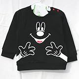 (ディズニー)Disney ディズニーベビー子供服 トレーナー ミッキーマウス 黒 サイズ:95