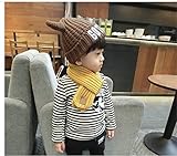 暖かい秋と冬のスカーフ子供イングランドグリッドスーパーソフトカシミヤスカーフ (yellow)