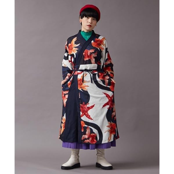 Amazon.co.jp: [カヤ] モダン着物 ワンピース (重宗玉緒×倭物や 和柄
