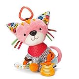 KRY 子供のおもちゃ かわいい ぬいぐるみ 赤ちゃん 音が鳴る 0歳から 知育玩具 (Cat)