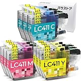 バウストア Brother LC411C シアン LC411M マゼンタ LC411Y イエロー 互換インクカートリッジ 9個 DCP-J928N DCP-J926N DCP-J528N DCP-J526N DCP-J915N DCP-J914N DCP-J1800N MFC-J905N MFC-J904N MFC-J939DN MFC-J939DWN MFC-J739DN MFC-J739DWN