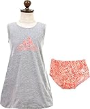 (アディダス)adidas 女の子 ショーツ付き ワンピース【mls07】100cm グレー