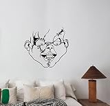 Chucky Child 's Play Faceホーム寮の部屋寝室の壁アートデカールビニールステッカーGood Guy人形ホラームービーデコレーション、オフィス装飾ckp3