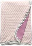 SkipHop Baby-Girls Newborn Petite Triangles Receiving Blanket, Pink, One Size