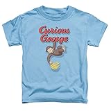 Curious George Toddlers HanginアウトTシャツ カラー: ブルー