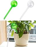 Lifepartner 水やり当番 自動やり器 植木鉢用自動給水器 かわいい 球形 鉢植え 植物 園芸 全2色 (クリア)