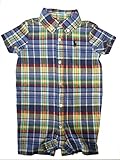 ラルフローレンの子供服　POLO　RALPHLAWREN　ベビーカバーオール　ロンパース　男の子（９ヶ月用）　７５ｃｍ [並行輸入品]