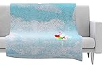 KESS InHouse Sylvia Coomes "Balloons In The Sky" Photography Kids Fleece Throw Blanket, 80 by 60-Inc