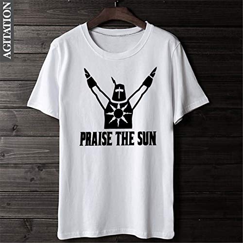 LALATP PS4 Dark Soul ダークソウル3 NINTENDO SWITCH Solaire メンズ/レディース Tシャツ/夏服 スポーツ Tシャツ ブラック/半袖 Tシャ
