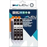 LCL Canon用 キャノン用 BCI-381 BCI-381XL BCI-381XLBK （3パック ブラック） 互換インクカートリッジ 増量 ICチップ残量表示検知機能付き 対応機種：Canon PIXUS TR7530 TS6130 TS6230 TS6330 TS7330 TS7430 TS8130 TS8230 TS8330 TS8430 TR8530 TR8630 TR9530 TR703
