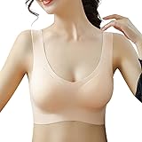 [Tophana] 【バストサロン監修】 ノンワイヤーブラ シームレスブラ ぶら 【超柔らかいゼリー生地】 ノンワイヤー ブラジャー 美乳ブラ スポーツブラ