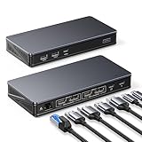 UGREEN Revodok Pro 209 ドッキングステーション USB-Cハブ 10 Gbps高速データ転送 4K@60Hz 2*HDMI+2*DP 1Gbpsイーサネット RJ45+【PD 100W】 急速充電ポート MacBook Pro Air Pro Galaxy S20 USB C デバイス対応 【100 W給電が必要】