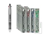 パイロットドクターグリップ4+1 0.5極細+シャープ0.5 P-BKHDF1SEF-GY グレー 本体 + 替芯