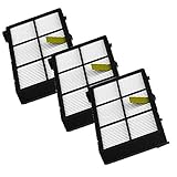 Anboo 3 Replacement AeroForce High-Efficiency Filters For Roomba 800 and 900 Series 870 880 980